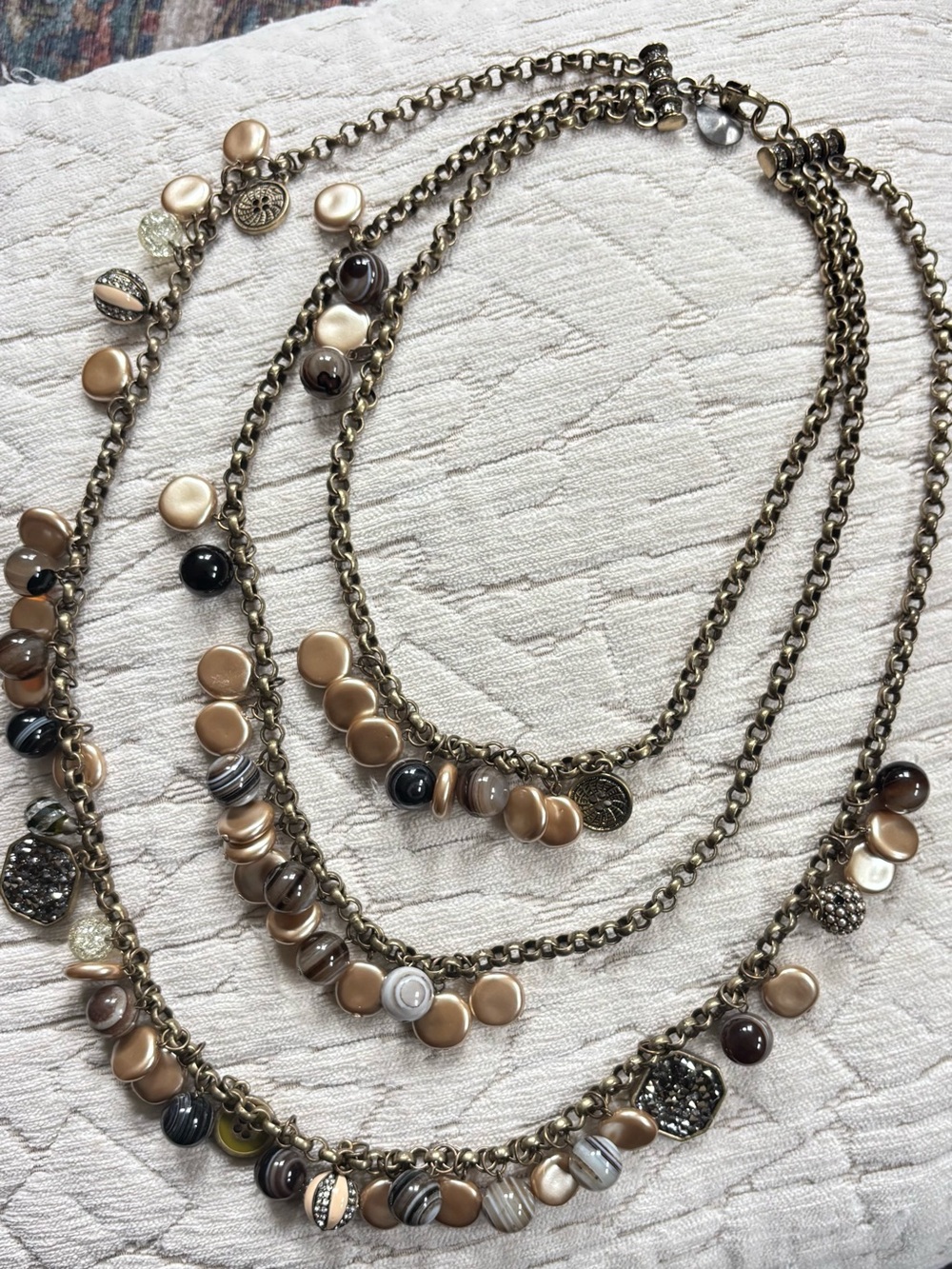 Vintage St. John Necklace 34inch Multistrand